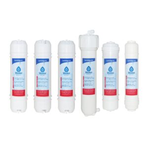 Water By Omica 12 Stage Water Filter & Activation System Replacement Cartridges