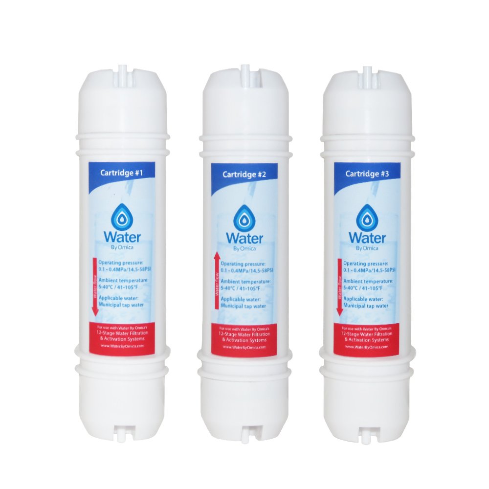 Water By Omica 12 Stage Water Filter & Activation System Replacement Cartridges - Image 3