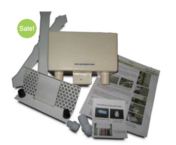 Saving Rain Diverter - Commercial Grade - Fits Round and 2x3, 3x4 and 4x4 Downspouts