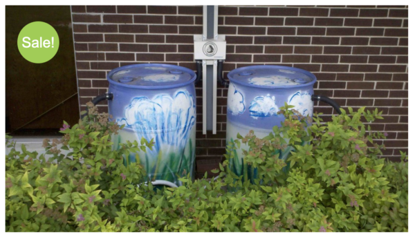 Saving Rain Diverter - Commercial Grade - Fits Round and 2x3, 3x4 and 4x4 Downspouts - Image 2