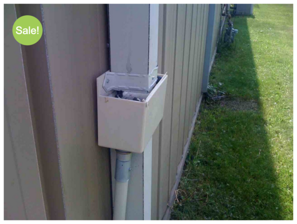 Saving Rain Diverter - Commercial Grade - Fits Round and 2x3, 3x4 and 4x4 Downspouts - Image 3