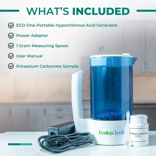 Eco One Electrolyzed Water System - Portable Hypochlorous Acid (HOCl) Generator - Image 2
