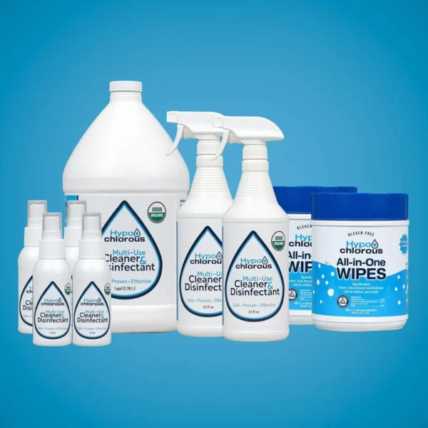SaniMeasures Hypochlorous (HOCl) Complete Cleaning Bundle