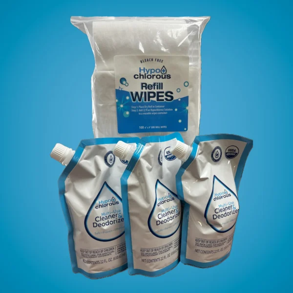 SaniMeasures Hypochlorous (HOCl) Dry Wipe Refills